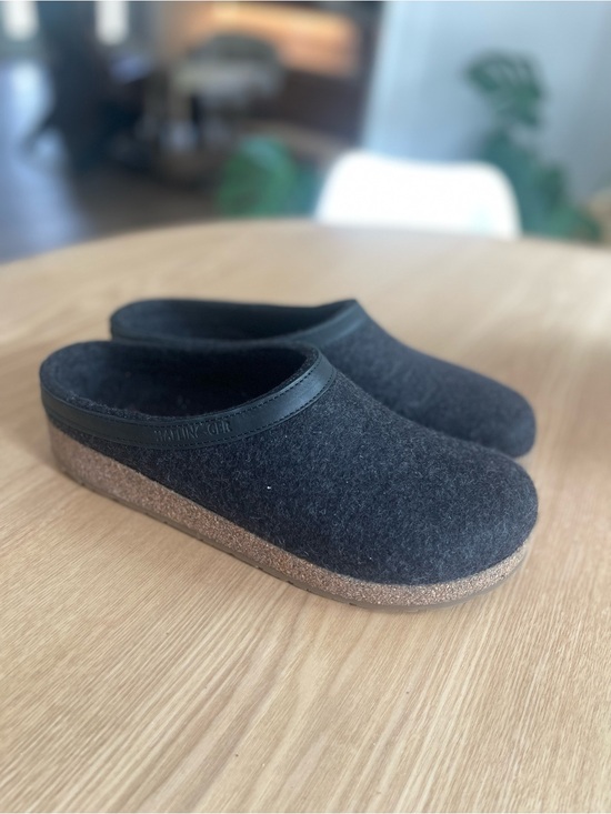 Haflinger Grizzly GZL Wool Felt Clogs Charcoal Men’s EU 44 US 10.5-11 main image 9